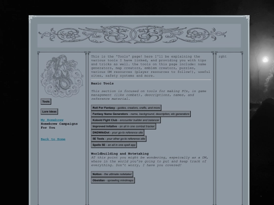 dnd/dndtools screenshot