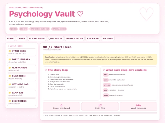 pyschology-vault screenshot