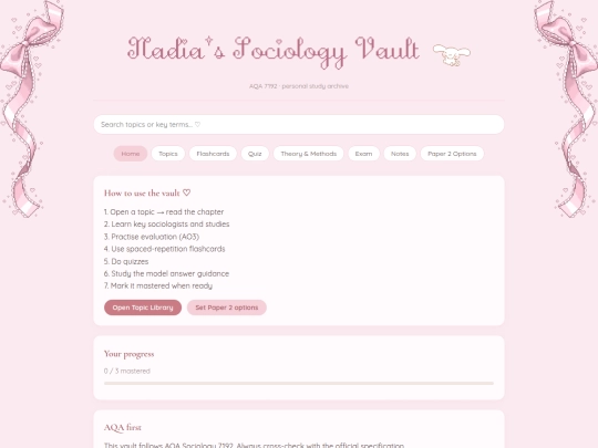 sociology-vault screenshot