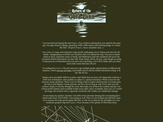 games/obradinn screenshot