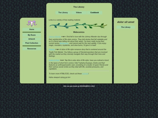 library screenshot