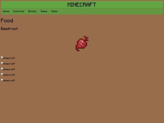 items screenshot
