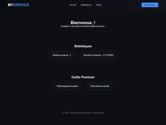 dashboard screenshot
