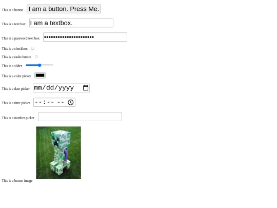 inputTypes screenshot