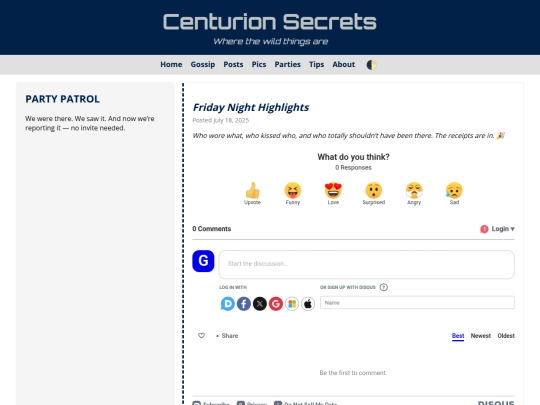 parties screenshot