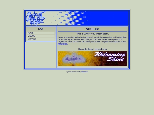 videos screenshot
