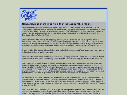 writing/censorship screenshot