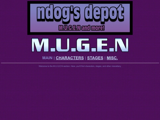 mugen screenshot