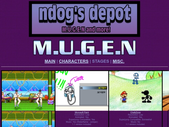 mugen_stages screenshot