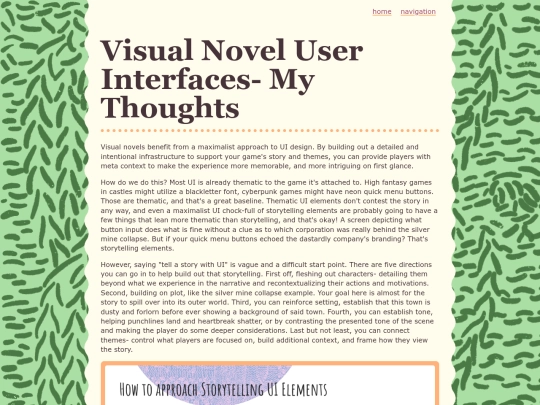 visualnovelUIstuff screenshot