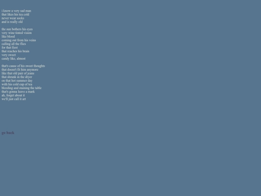 poetry/oldman screenshot