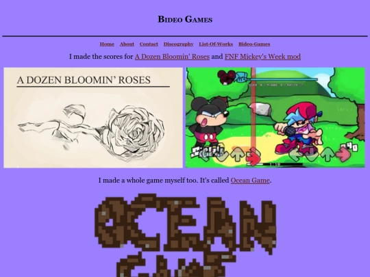 bideogames screenshot
