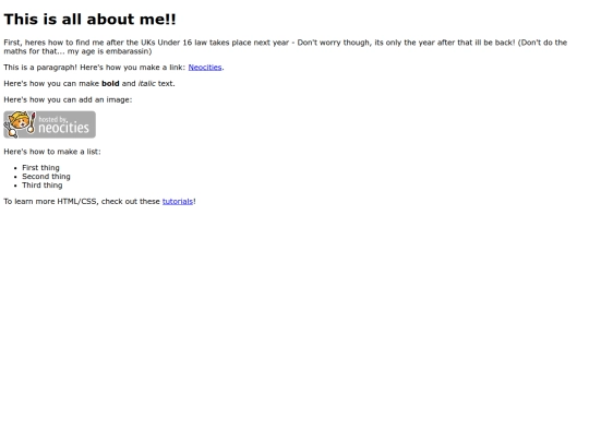 index screenshot