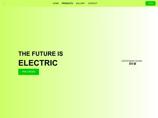 Electrik vehecle screenshot