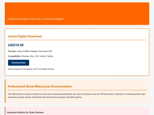 manuals/2008-ktm-690-duke-service-repair-manual screenshot