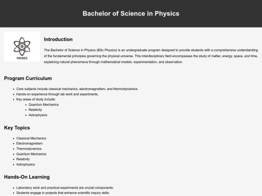 web2/bscphy screenshot