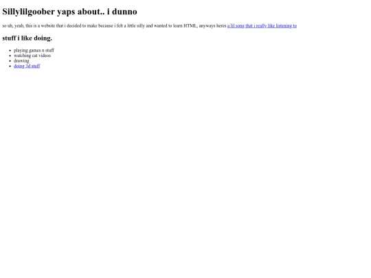 mywebsite screenshot