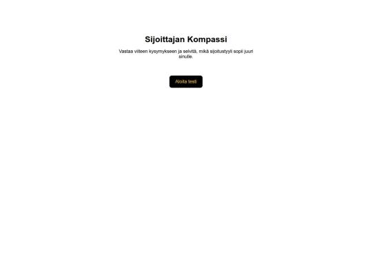 sijoittajankompassi screenshot