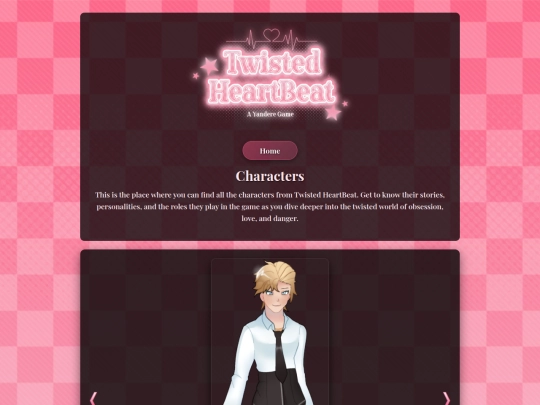 Characters screenshot