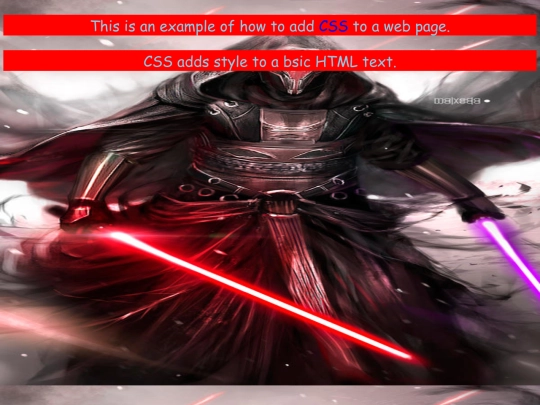 addingCSS screenshot