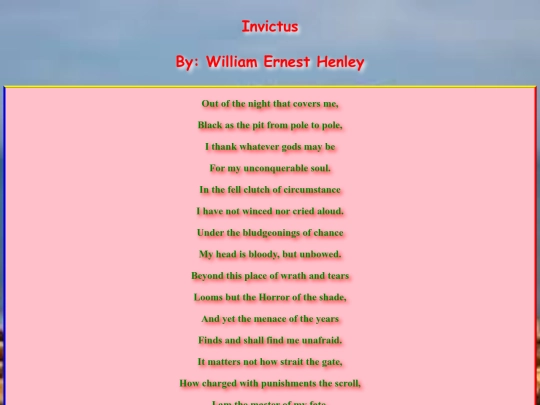 poemProject screenshot