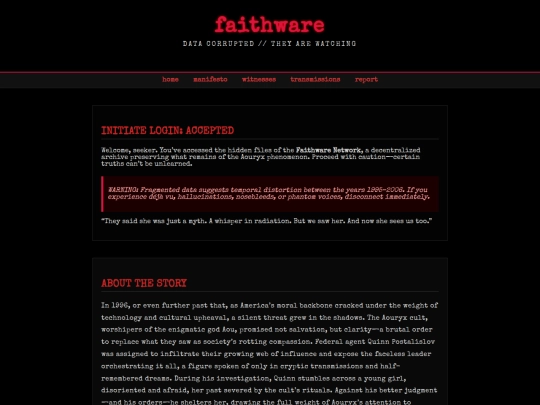 index screenshot