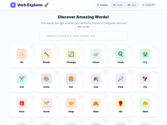 ELA/Grammar/verb-explorer screenshot