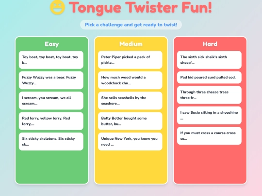 ELA/tongue-twisters screenshot