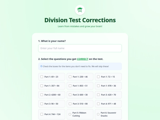 Math/Grade4/Unit08/test-check screenshot