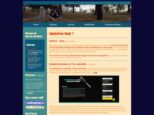 log screenshot