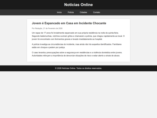 news screenshot