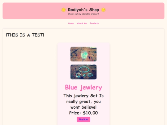 products screenshot