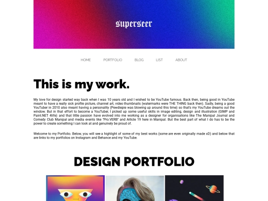 portfolio screenshot