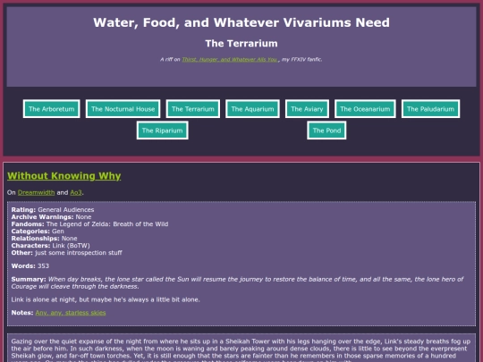 the_vivariums/terrarium/without-knowing-why screenshot