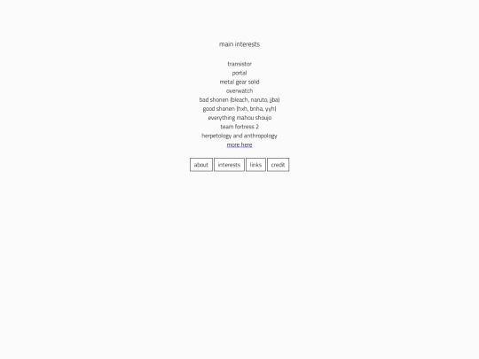 interests screenshot