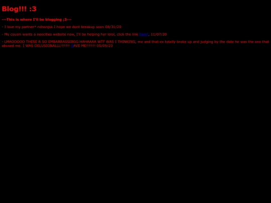 blog screenshot