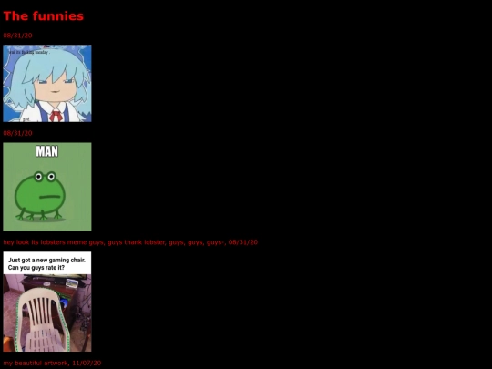 funnies screenshot