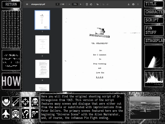 drstrangelovescript screenshot