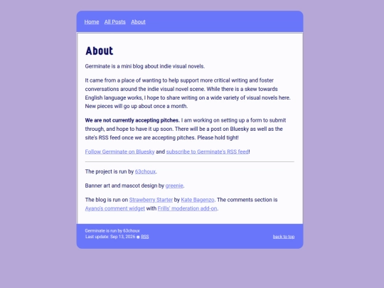 info/about screenshot