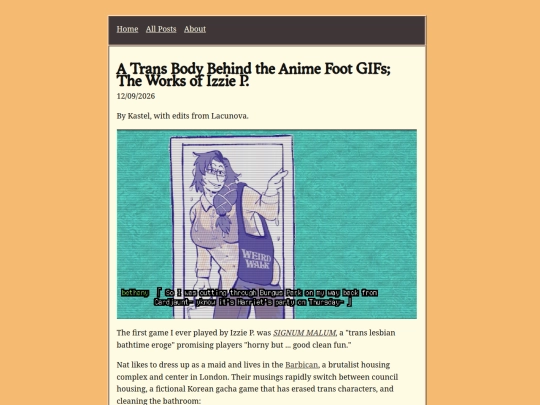posts/the_works_of_izzie_p screenshot