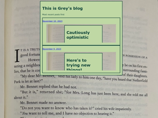Grey-blog/Blog-landing screenshot