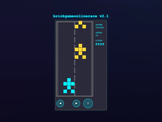 brickgameonlinerace screenshot