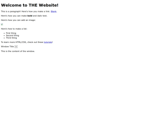 index screenshot