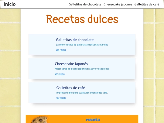 1c: recetario/recetario/dos screenshot