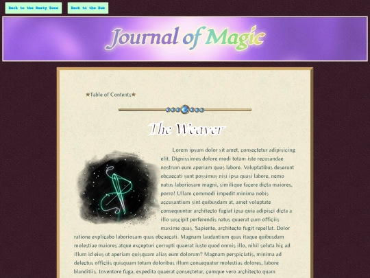 8sorc/journal/weaver screenshot
