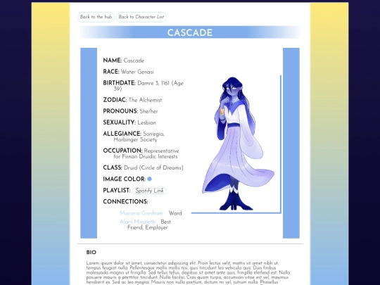 sorregia/characters/cascade screenshot