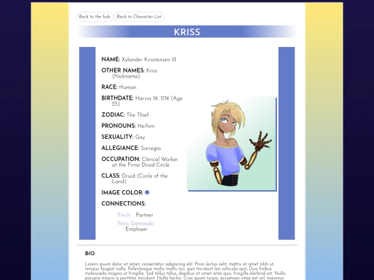 sorregia/characters/kriss screenshot