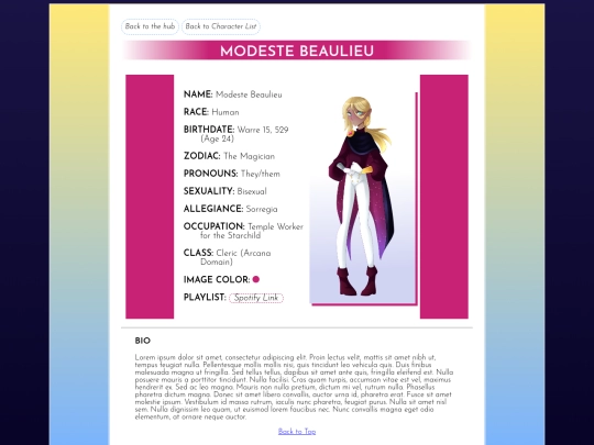 sorregia/characters/modeste screenshot