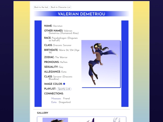 sorregia/characters/valerian screenshot