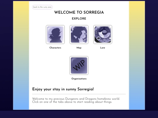 sorregia/hub screenshot